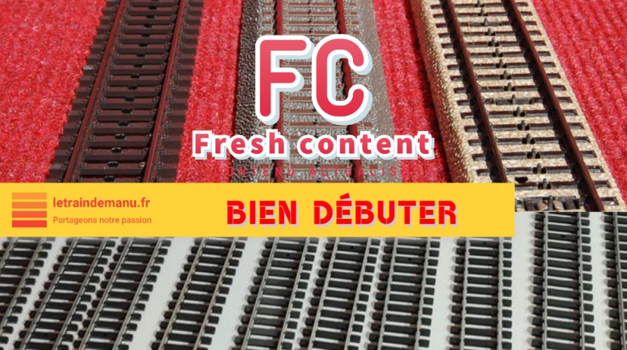 Bien débuter dans le modélisme ferroviaire, le choix de la voie. Crédit : letraindemanu.fr