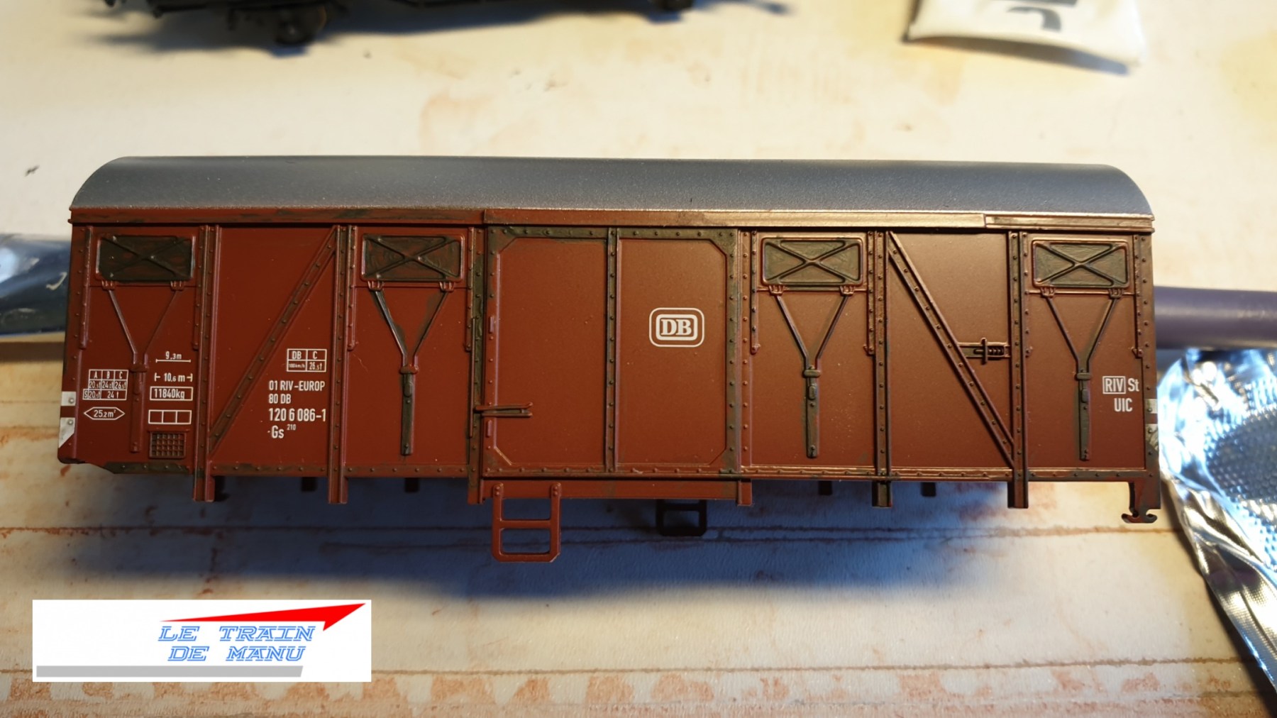 Marklin Z Wagon Couvert Märklin 4542 DB à L'échelle HO (1/87) - Occasion, Bon état Rail 43