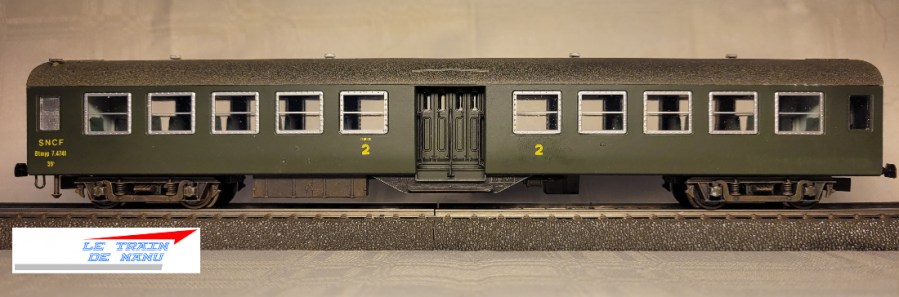 FRANCE TRAINS 277 HO Voiture Voyageurs BACALAN SNCF 2e Classe 1
