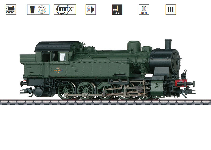 letraindemanu (3872) locomotive à vapeur 050 TA 23 Märklin 37167 crédit Märklin France 