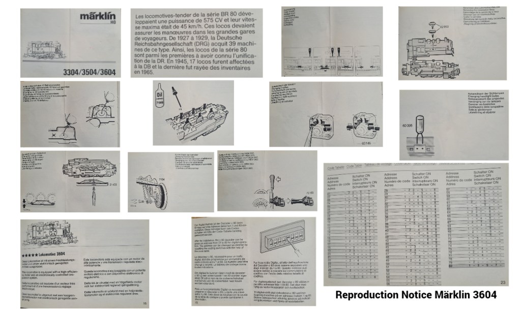 letraindemanu (3888) manuel d'utilisation locomotive à vapeur DB BR 80 030 Märklin 3604 crédit letraindemanu.fr