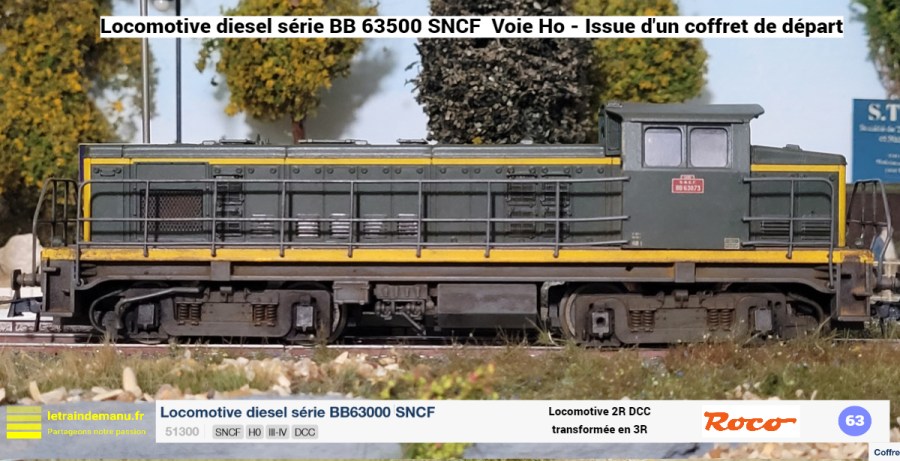 BB 63873 SNCF Roco