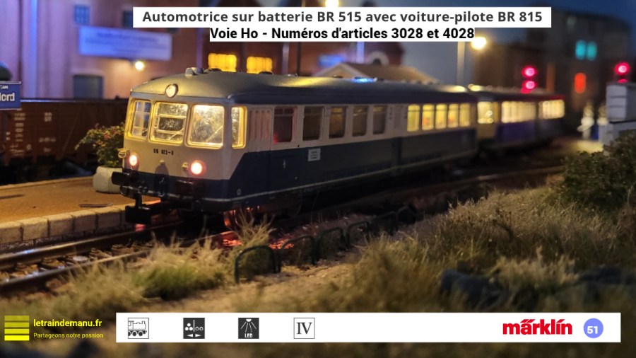 BR 515 023 Märklin 3028+ BR 815 616 DB Märklin 4028
