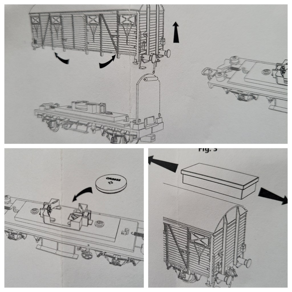 Notice du wagon couvert Jouef HJ 6291 équipé de feux de fin de convoi